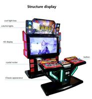 Borne d'arcade grand écran pour 2 joueurs, machine de jeu d'arcade en métal, équipement de jeu de bar d'arcade