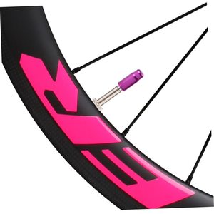 Válvula sin cámara de acero inoxidable 7x16mm morada para tapas de válvula francesas, uso automotriz - Product Image 1