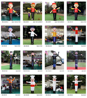 Bingo personnalisé gonflable Skydancer Tube Man Chef Air Dancer Bienvenue gonflable Publicité Air Dancer pour hôtel et restaurants