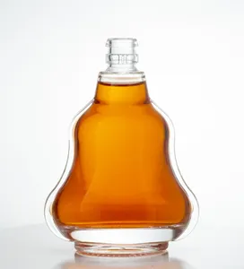Último diseño 750 ml Botella de licor Botellas de licor sexy 500ml 700ml 750 ml 1000ml Botella de vidrio de licor para paquete
