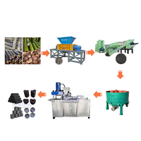 Machine de fabrication de charbon de bois pour narguilé en bambou presse à charbon machine à briquettes de charbon pour shisha