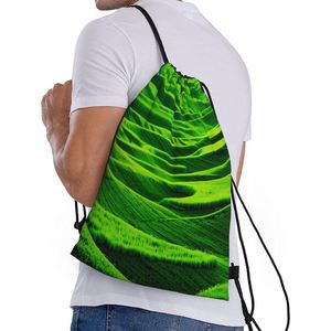 2026 Wholesale Reusable <b>Strong</b> Large Capacity Foldable Sports Sack Pack Gym Drawstring Bags - Product Image 3