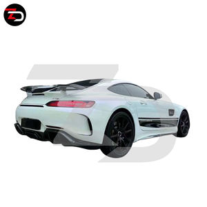 Kit de Carrocería Estilo AMG GTR con Parachoques Delantero, Parrilla Principal, Parachoques Trasero, Faldones Laterales y Alerón para AMG GT <span class=keywords><strong>GTS</strong></span> C190 R190 - Product Image 3