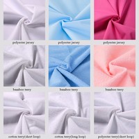 Tela de rizo personalizada, tela laminada impermeable PUL
