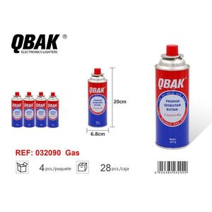 QBAK Gas Canister 227g Propane Butane Mix For Lighters Refill - Product Image 3