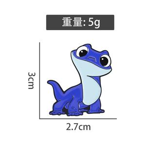 Pin <span class=keywords><strong>de</strong></span> esmalte <span class=keywords><strong>de</strong></span> aleación <span class=keywords><strong>de</strong></span> zinc con diseño <span class=keywords><strong>de</strong></span> salamandra congelada, broche <span class=keywords><strong>de</strong></span> lagarto azul, insignia metálica inspirada en películas <span class=keywords><strong>de</strong></span> fantasía, ángel <span class=keywords><strong>de</strong></span> Año Nuevo - Product Image 5