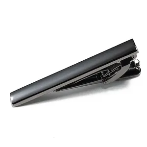 OB Mens Tie Clip Sieraden 5 Verschillende Kleuren Tie Clip Met Uw LOGO Koper Materiaal Vierkante Blacnk Tie Clip Voor mannen Shirt