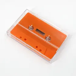 30 Years Factory Clear Cassette Tape Case Audio Norelco With Pins