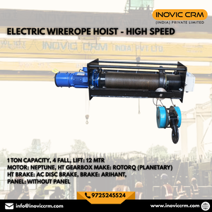 Compre un Polipasto Eléctrico de Cable para Grúa EOT |   Solución confiable de elevación por cable para usos industriales: Polipasto eléctrico de cable metálico - Product Image 2