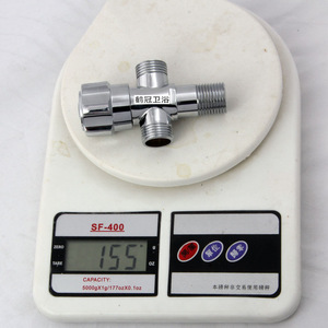 Válvula de Ángulo Crane Crown con Rosca Macho de 16.2mm, Válvula de Agua de Doble Salida, Válvula de Corte - Product Image 4