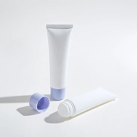 Tube cosmétique en plastique D35mm avec applicateur de massage à bille en plastique PP pour crème dépilatoire, essence et soin anti-transpirant