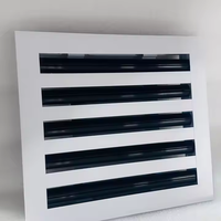 Grilles de climatisation CVC de diffuseur de fente linéaire en aluminium de plafond de climatisation de taille personnalisée