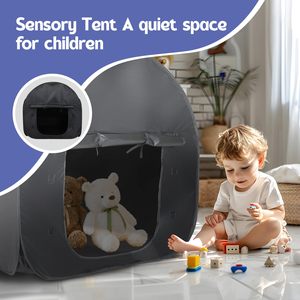 Therapy Toy Children Quiet Corner Play Pop up <strong>Sensory</strong> Blackout <strong>Tent</strong> Foldable Hide Healing <strong>Sensory</strong> <strong>Tent</strong> for Kids With Autism - Product Image 2