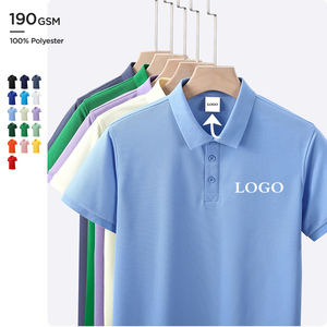 2024 Women's 100% Polyester for Polo T-Shirts Custom Knitted Logo Breathable and Short Length Wholesale