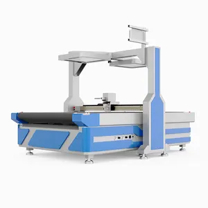 Kumaş deri tekstil kesme için yüksek hızlı cnc salınan bıçak kesme makinesi cnc otomatik cam kesme makinesi bıçak bo