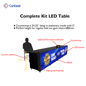 Canbest bóng rổ thể thao kỹ thuật số dẫn scorers bảng p3.9 3M 6M 9M 12M dẫn Màn hình hiển thị điện tử ghi bàn bảng điểm - Product Image 3