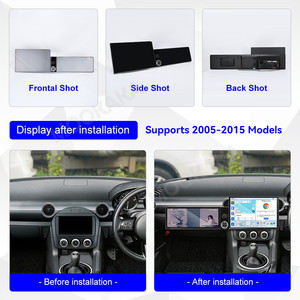MOOKAKA Pantalla de Radio para <span class=keywords><strong>Auto</strong></span> OLED de 13.1+12.3 Pulgadas y 1080p para <span class=keywords><strong>Mazda</strong></span> <span class=keywords><strong>MX5</strong></span> 2005-2015, Navegación GPS <span class=keywords><strong>Android</strong></span>, Carplay, Estéreo, WiFi Integrado - Product Image 6