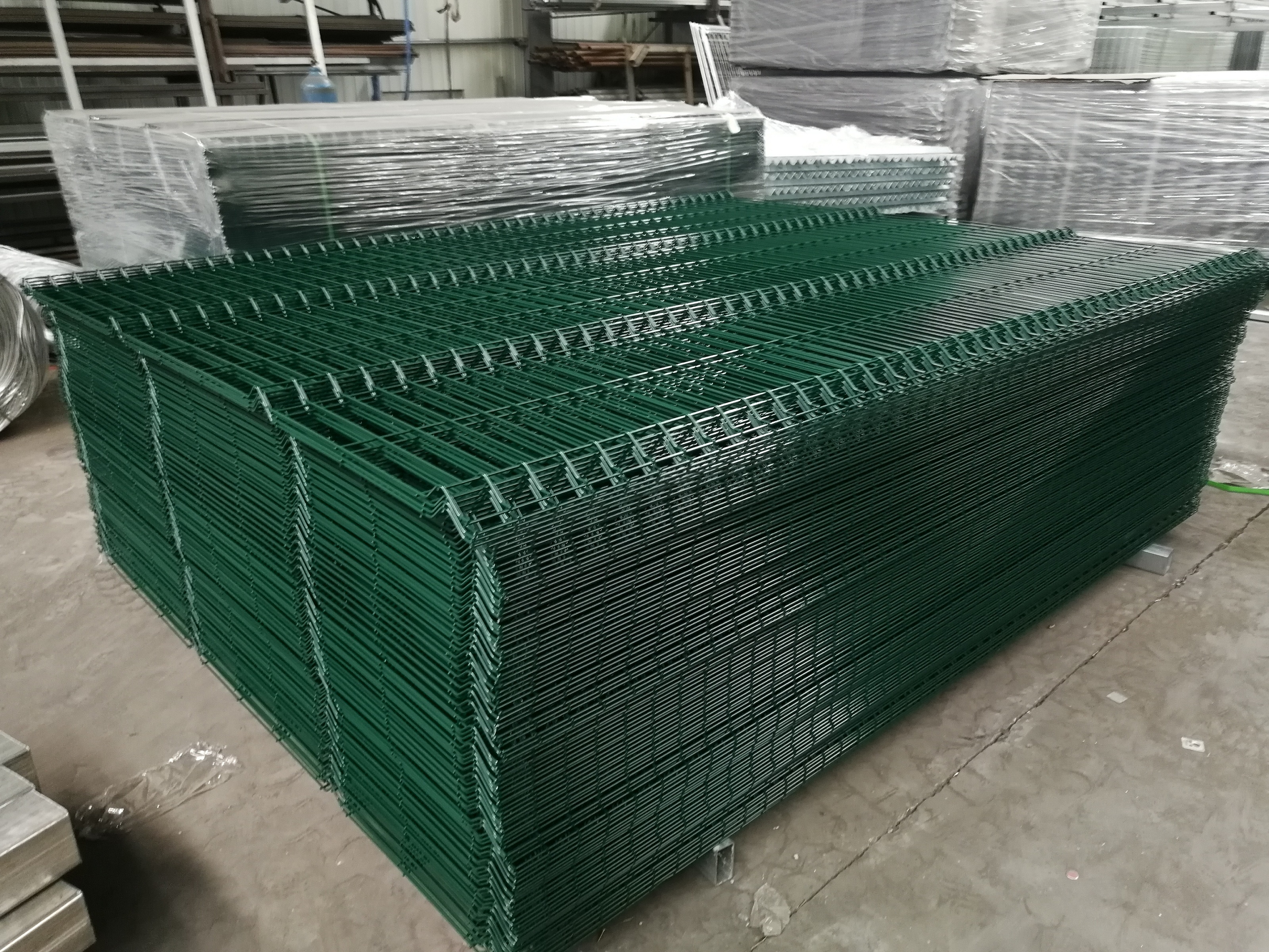 Powder Coated 1.5m 3d Curved Wire Mesh Fence Galvanized Steel