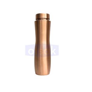 Bouteille d'eau classique en cuivre, étanche, réutilisable, écologique, portable, pour l'hydratation quotidienne, la maison, le bureau, les voyages - Product Image 2