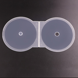 SUNSHING Multi Color 8cm Round Clam Shell <b>CD</b> Cases with Lock Ultra Slim Media Disc Boxes 12cm Double ClamShell <b>CD</b>/DVD Case - Product Image 4