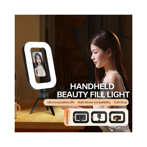 Di động cầm tay ngoài trời <span class=keywords><strong>LED</strong></span> điền vào ánh sáng cho điện thoại thông minh máy ảnh với khung ổn định vlog Kit và có thể điều chỉnh Tripod <span class=keywords><strong>LED</strong></span> ánh sáng - Product Image 5