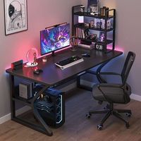 Bureau d'ordinateur ergonomique convertible à prix de gros, poste de travail gaming au design moderne