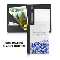 Prosub Vente en Gros Supports Vierges pour Sublimation Carnet Journal Portfolio Bricolage Logo Personnalisé Tissu Toile Bloc-notes Carnets à Sublimer
