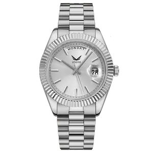Fashion Business Casual Kalender Klok Mannen Horloges Pols Met Aangepaste Logo Ontwerp Automatische Horloge Mannen