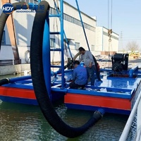 Petit dragueur à aspiration par jet pour la production de sable de rivière et le nettoyage des étangs – Projet Afrique