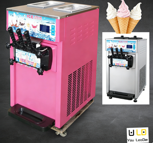 Machine à glace molle professionnelle de comptoir haute capacité en acier inoxydable 1900W double pour améliorer votre <span class=keywords><strong>offre</strong></span> culinaire - Product Image 6