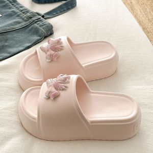 Sandalias de Plataforma con Punta Abierta y Lazo, de EVA Rosa, para Mujer, Cómodas y Fáciles de Poner, para el Verano - Product Image 1