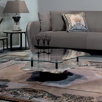 Versace-Logo Couchtisch Villa Luxusmöbel Wohnzimmer Sofa Teetisch