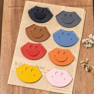 Cute Smile Corner <b>Bookmark</b> PU Leather Aesthetic Page Markers Reading Accessories Bookish Gifshuq - Product Image 1