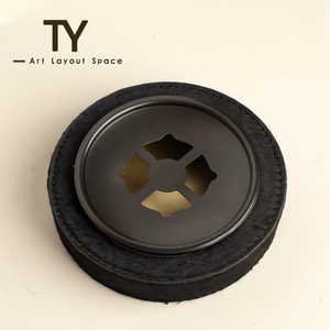 Simple y creativo <span class=keywords><strong>pelo</strong></span> de caballo mármol metal de gama alta <span class=keywords><strong>Cenicero</strong></span> adornos modelo decorativo habitación ventas Oficina hogar muebles - Product Image 4