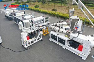 Nhựa PVC + ASA không thấm nước hình thang tấm lợp dây chuyền sản xuất/PVC Tây Ban Nha tấm lợp ngói Máy làm - Product Image 3