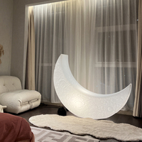 Lampe de sol LED en forme de croissant de lune, Halloween, Thanksgiving, multicolores, indice de protection IP67, lampe pour canapé et chaise à domicile