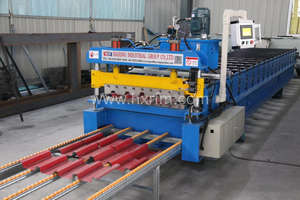 Feuille <span class=keywords><strong>de</strong></span> <span class=keywords><strong>toiture</strong></span> IBR faisant le petit pain formant la machine Rollformer <span class=keywords><strong>de</strong></span> tuile <span class=keywords><strong>de</strong></span> toit en <span class=keywords><strong>acier</strong></span> feuille <span class=keywords><strong>de</strong></span> toit à haute nervure formant des machines - Product Image 2