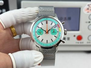 Montre mécanique tendance à couleurs contrastées, multifonctionnelle, chronographe, design moderne, best-seller - Product Image 2