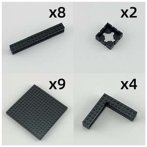 Đồ chơi xếp hình hình học giáo dục mới mẻ, kiểu dáng thời thượng, 16x16 chấm, kèm phụ kiện, mô hình đồ chơi cho trẻ em - Product Image 5