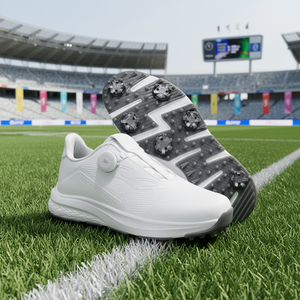 Chaussures <span class=keywords><strong>de</strong></span> <span class=keywords><strong>golf</strong></span> personnalisées au <span class=keywords><strong>meilleur</strong></span> prix, clubs <span class=keywords><strong>de</strong></span> <span class=keywords><strong>golf</strong></span> en cuir imperméables pour la vente en gros, chaussures <span class=keywords><strong>de</strong></span> <span class=keywords><strong>golf</strong></span> à semelle en caoutchouc - Product Image 1