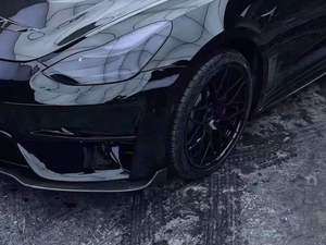 Kit carrosserie complet en FRP pour <span class=keywords><strong>Tesla</strong></span> Model 3 : pare-chocs avant et arrière, jupes latérales, capot moteur et aileron - Product Image 2