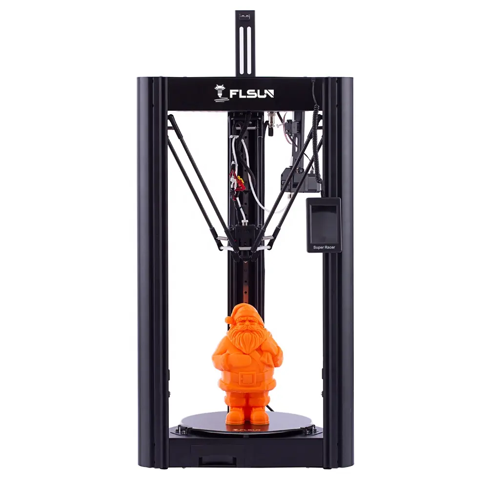 FLSUN Factory Listo para enviar Actualización SuperRacer Impresora 3D grande Impresora 3D Delta de calidad de impresión súper