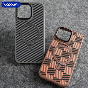 Étui de téléphone à carreaux tendance VAWI B328 avec support pour <span class=keywords><strong>Huawei</strong></span> P70 Ultra pour Samsung S24 S25 Ultra Plus Étui antichoc pour iPhone - Product Image 1