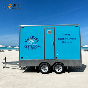 Remolque de Baños Portátiles para Campos de Golf, Remolque de Inodoros Móviles Compatible con Caminos para Servicio en Exteriores de Clubes de Campo - Product Image 6