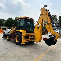 Chargeuse-pelleteuse JCB 3CX d'occasion en bon état, 3CX 4CX de haute qualité pour la construction, en vente et en stock