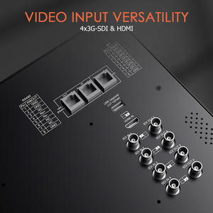 Moniteur professionnel SEETEC ATEM173S 17,3 pouces pour diffusion, Quad View, FHD, SDI/HDMI avec zoom de pointe, <span class=keywords><strong>animation</strong></span> de <span class=keywords><strong>d</strong></span>émarrage personnalisée - Product Image 5