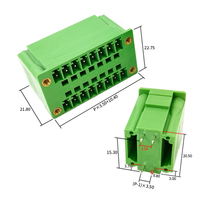 Bloc de bornes PCB enfichable pas de 3,50 mm - Connecteur à broches droites à double rangée à bride