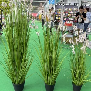Ramo de Flores Artificiales de <span class=keywords><strong>Campanula</strong></span> en Maceta, Duradero, Ecológico, Accesorios para Espectáculos de Danza, Decoración para Hoteles y Eventos - Product Image 2