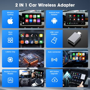 อะแดปเตอร์ CarPlay ไร้สายสำหรับ iPhone USB รถเล่น dongle กล่อง Ai แปลงโรงงานสาย CarPlay เป็นไร้สาย CarPlay - Product Image 5