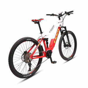 Vélo électrique de montagne TXED populaire avec cadre en alliage d'aluminium, <span class=keywords><strong>moteur</strong></span> central et suspension intégrale, pneus larges - Product Image 2